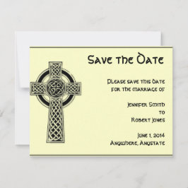 Celtic Cross Black und Mythic Ivory Save the Date