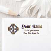 Celtic Cross Blue und Gold (Insitu)