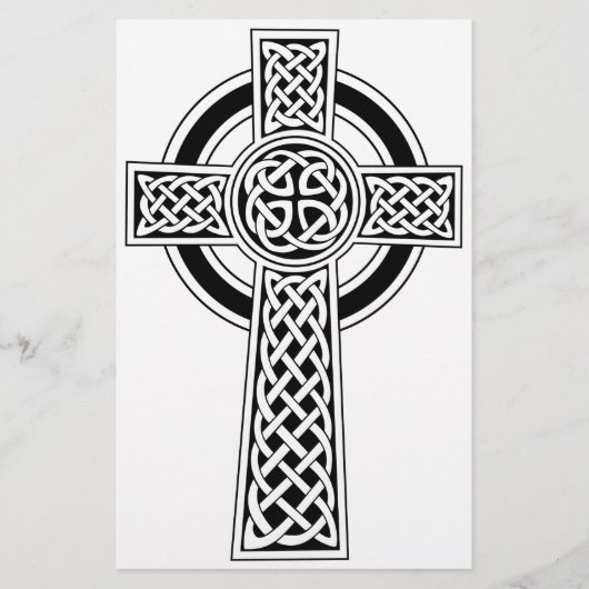 Celtic Cross Briefpapier (Vorderseite)