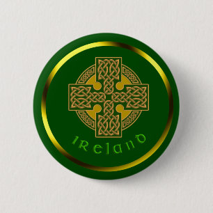 Celtic Cross Button