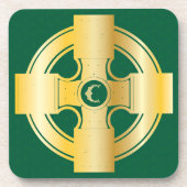 Celtic Cross Celtic Knot Letter C Monogram Getränkeuntersetzer (Vorderseite)
