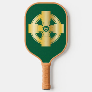 Celtic Cross Celtic Knot Letter E Monogram Pickleball Schläger