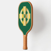 Celtic Cross Celtic Knot Letter H Monogram Pickleball Schläger (Links)