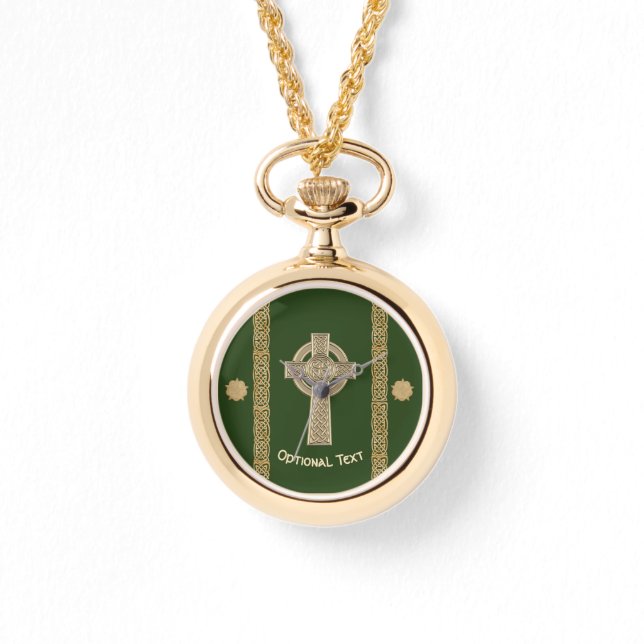 Celtic Cross Custom Armbanduhr (Vorderseite)