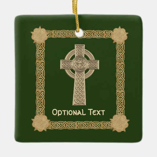 Celtic Cross Custom Keramikornament (Vorderseite)