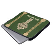 Celtic Cross Custom Laptopschutzhülle (Vorne Knopf)