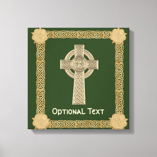 Celtic Cross Custom Leinwanddruck (Vorderseite)