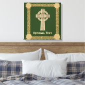 Celtic Cross Custom Leinwanddruck (Insitu (Schlafzimmer))