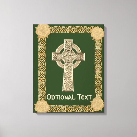 Celtic Cross Custom Leinwanddruck (Vorderseite)