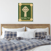 Celtic Cross Custom Leinwanddruck (Insitu (Schlafzimmer))