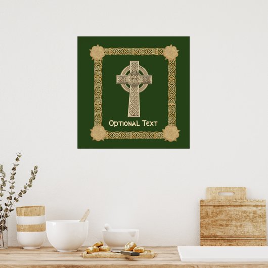 Celtic Cross Custom Poster (Küche)