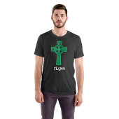 Celtic Cross Custom Text T-Shirt