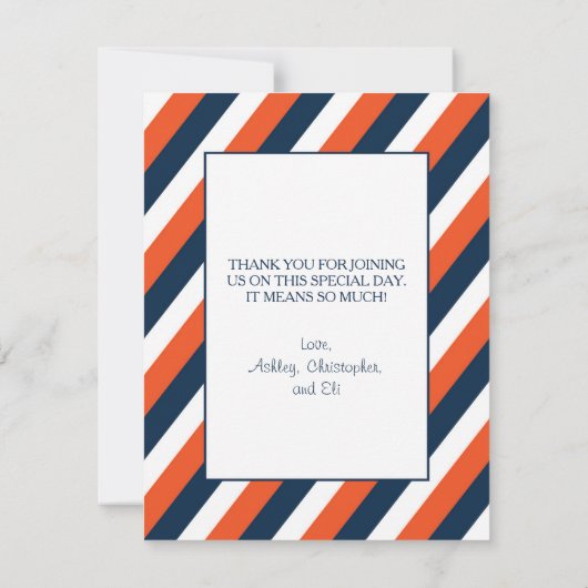 Celtic Cross Dankeschön Karte - Erste Kommune (Rückseite)