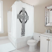 Celtic Cross Duschvorhang (Beispiel)