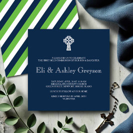 Celtic Cross Einladung - Twins Erste Kommune