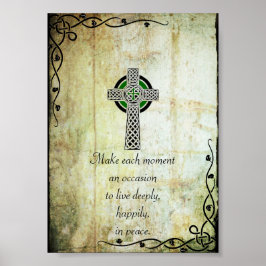 Celtic Cross - Erstellen Sie jeden Moment Kostenvo Poster