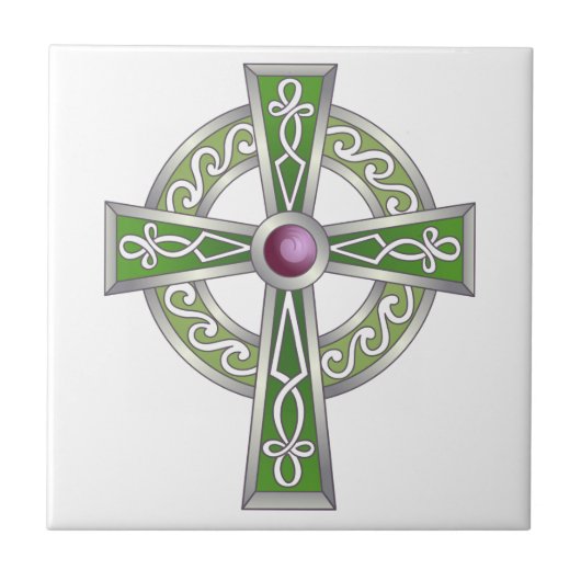 Celtic Cross Fliese (Vorderseite)
