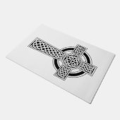 Celtic Cross Fußmatte (Schrägansicht)