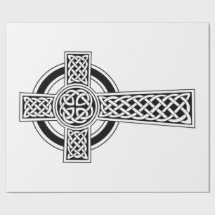 Celtic Cross Geschenkpapier