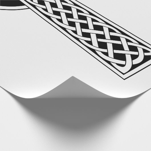 Celtic Cross Geschenkpapier (Ecke)