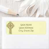 Celtic Cross in Harvest Gold und Mythic Ivory Wine (Insitu)