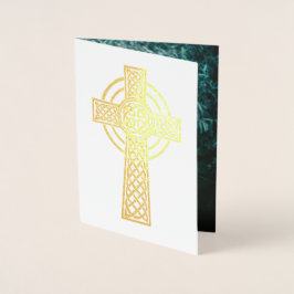 Celtic Cross Irish Katholic Wedding Ankündigung