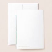 Celtic Cross Irish Katholic Wedding Ankündigung (Rückseite mit Umschlag)