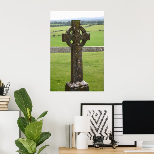 Celtic Cross Irland Poster (Heimbüro)