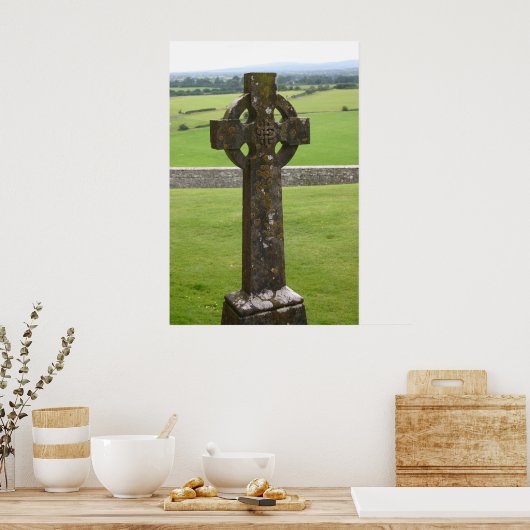 Celtic Cross Irland Poster (Küche)