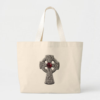 Celtic Cross Jumbo Stoffbeutel