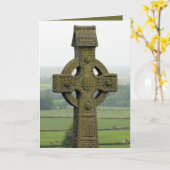 Celtic Cross Karte (Gelbe Blume)