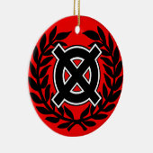 Celtic Cross Keramik Ornament (Rechts)