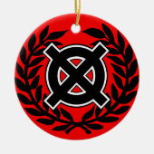 Celtic Cross Keramik Ornament (Vorne)