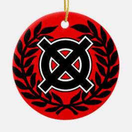 Celtic Cross Keramik Ornament