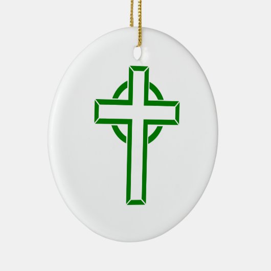 Celtic Cross Keramik Ornament (Rechts)