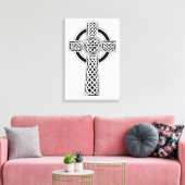 Celtic Cross Leinwanddruck (Insitu (Wohnzimmer))