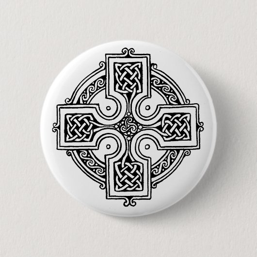 Celtic cross pattern button (Vorderseite)