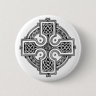 Celtic cross pattern button