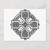 Celtic cross pattern postkarte (Vorderseite)