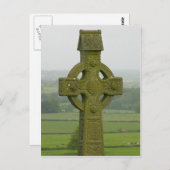 Celtic Cross Postcard Postkarte (Vorne/Hinten)