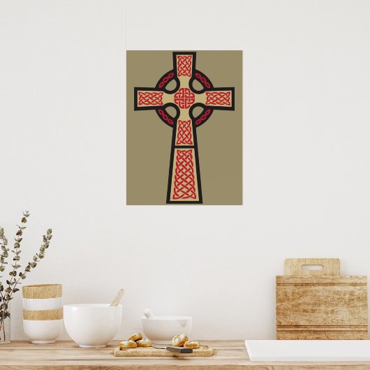 Celtic Cross Poster (Küche)