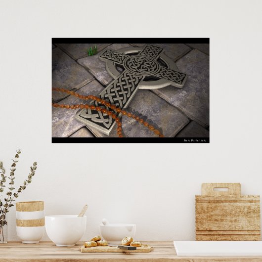 Celtic Cross Poster (Küche)