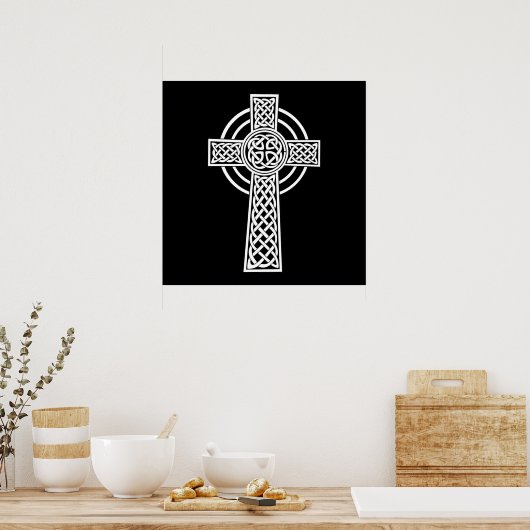 Celtic Cross Poster (Küche)