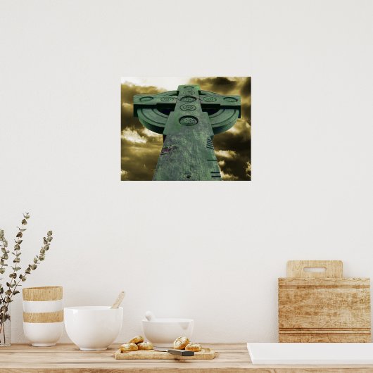 Celtic Cross Poster (Küche)
