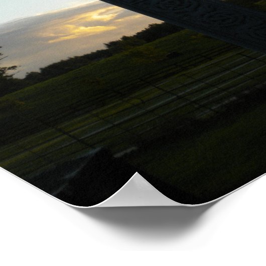 Celtic Cross Poster (Ecke)