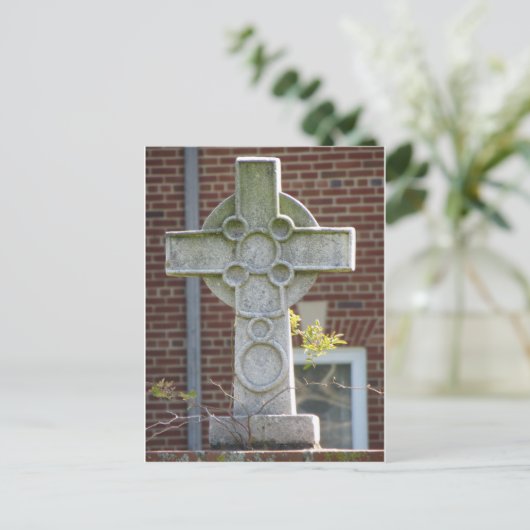 Celtic Cross Postkarte (Stehend Vorderseite)