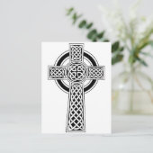 Celtic Cross Postkarte (Stehend Vorderseite)