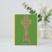Celtic Cross Postkarte (Stehend Vorderseite)