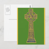 Celtic Cross Postkarte (Vorne/Hinten)