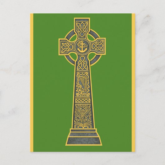 Celtic Cross Postkarte (Vorderseite)